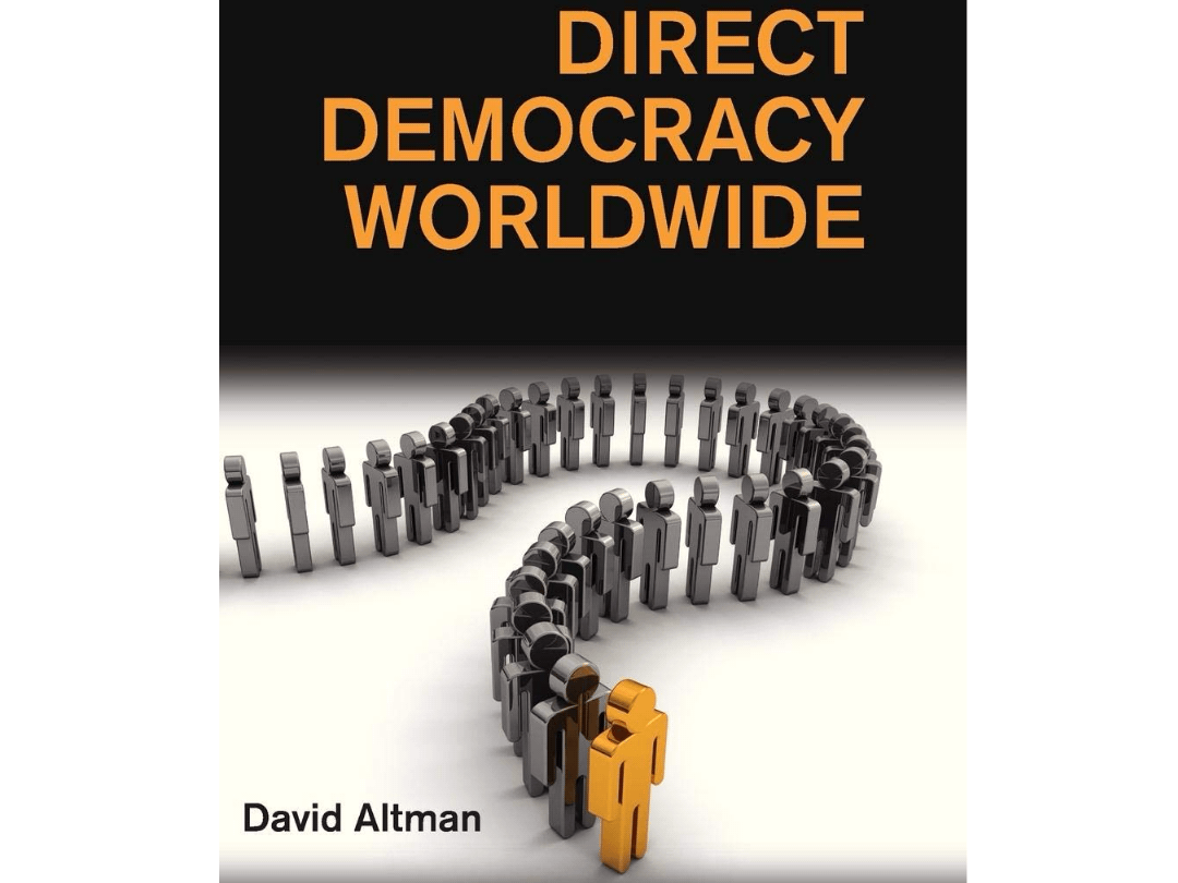 David Altmann Direct Democracies Worldwide Faksimile av boka Direct Democracy Worldwide av David Altman