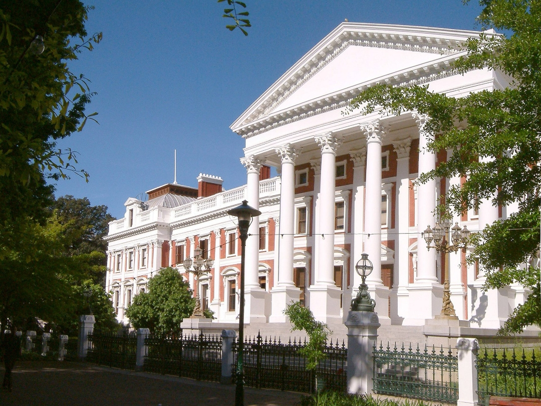 SouthAfricaParliament PhilippN Syd-Afrikas parlament foto PhilippN lisensiert WikiCommons Bildet er kappet noe Bildet kan gjenbrukes, trykk for lisens