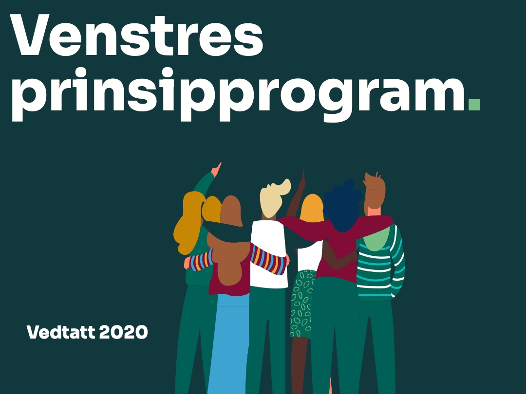 Faksimile av Venstres prinsipprogram som ble vedett 2020 tilknyttet sak om Venstres holdninger til direkte demokrati