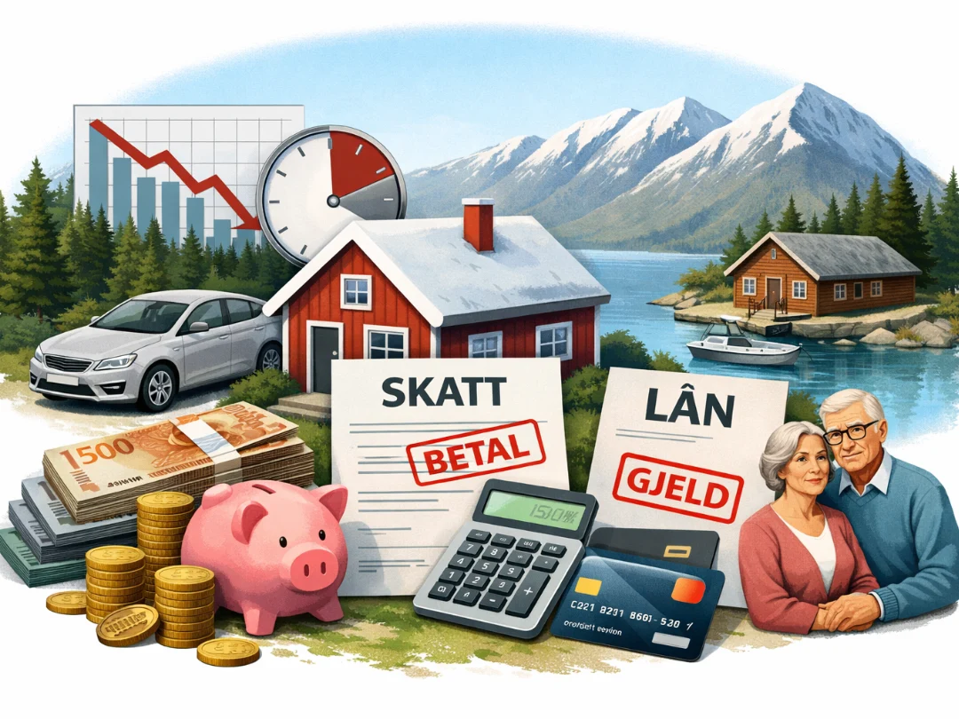 Tapping middelklassens restlikviditet og kredittevne Illustrasjon av politikerstyret i Norge som tapper systematisk middelklassens restlikviditet- og kredittevne